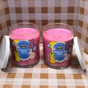 NEW B&BW x Peeps Marshmallow (2) PEEPIN IT REAL single wick candles